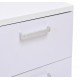 Homcom furniture white tv melamine wood 80 x 30 x 35 cm