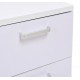 Mobilier de toilette tv blanc bois de mélamine 80 x 30 x 35 cm