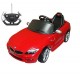 Homcom rosso elettrico auto pp abs tpe 110 x 56.6 x 47.1cm / 10.7kg