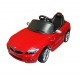 Homcom vermelho carro elétrico pp abs tpe 110 x 56.6 x 47.1cm / 10.7kg