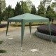 Faltbares und wasserdichtes Zelt von Garten oder Terrasse - grüne Farbe - Stahl - 3x3 m