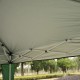 Faltbares und wasserdichtes Zelt von Garten oder Terrasse - grüne Farbe - Stahl - 3x3 m