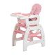 Trouser chair balancín 3 in 1 for convertible baby pink