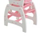 Cadeira de calças balancín 3 em 1 para o bebê conversível rosa