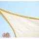 Candle awning 3x3x3m triangulo color umbrella cream pa.