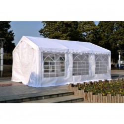 Pergola type tent for garden and terrace - soft color.