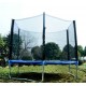 Bett elastisch ø244cm + Sicherheitsnetz-Set trampolin j.