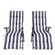 Pack of 2 folding and reclining paddings.
