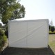 Gazebo de tente amovible - couleur blanche - ...