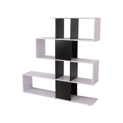 Libreria 4 ripiani in legno 145x30x145c...