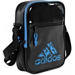 BANDOLERA ADIDAS COR NEGRO / AZUL 