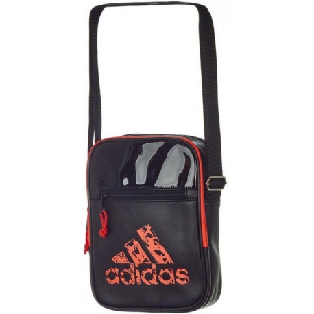 BANDOLERA ADIDAS COLOR NEGRO/NARANJA 