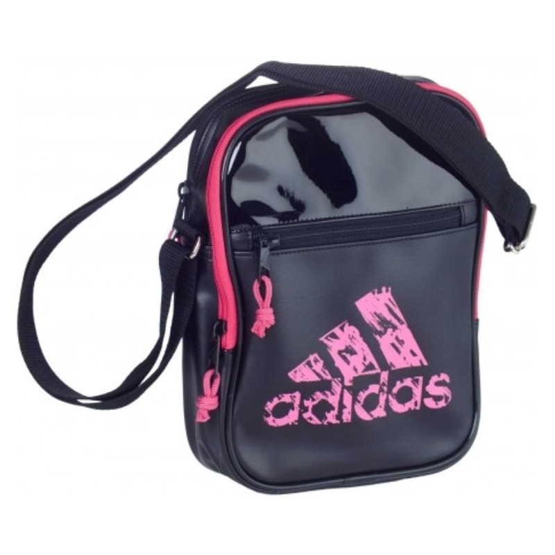 BANDOLERA ADIDAS NEGRO/ROSA