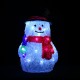 Légère snowman a conduit décoration de Noël co.