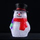 Boneco de neve leve levou decoração de Natal co.