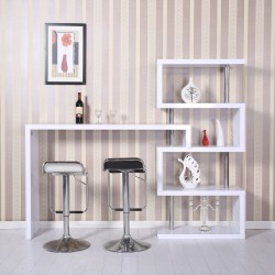 Bookcase + bar bar e prateleiras lib.