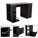 Table d'ordinateur pc 120x60x74 cm bureau e.