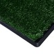 Teppich für Hunde schwarz grün pp pe ps 51x76x3cm...