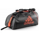 LARGE CONVERTIBLE SPORTS BAG ADIDAS (BLACK/ORANGE)