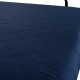 Foldable bed at 5 levels - blue color - a.