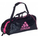 LARGE CONVERTIBLE SPORTS BAG ADIDAS (BLACK/PINK)