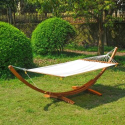 Hammock 2 people tumbona beach frame of wood collo.