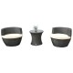 Furniture set for garden terrace or patio with.