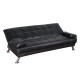 Sofa Cama Silla 188x105x85cm Plegable 2 en 1 Cuero ...