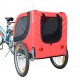Bike trailer with reflectors and flag for m.