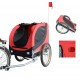 Bike trailer with reflectors and flag for m.