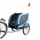 Rimorchio bici cane pet 130x90x110cm 1 band.