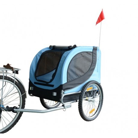 Rimorchio bici cane pet 130x90x110cm 1 band.