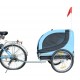 Remolque Bicicleta Perro Mascota 130x90x110cm 1 Band...