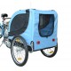 Remolque Bicicleta Perro Mascota 130x90x110cm 1 Band...