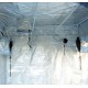 Interior portátil hidropônico do cultivo do armário de estufa em aço