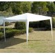 Tenda removível 3x3 m jardim impermeável branco.