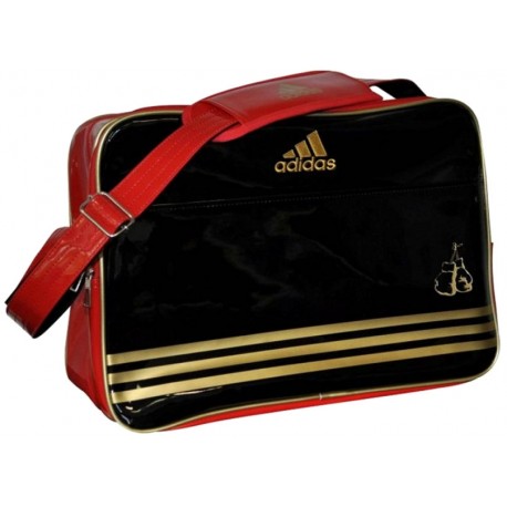 BOLSA DEPORTIVA DE CHAROL BOXEO (MARCA) ADIDAS)