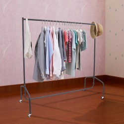 Hanger clothes 120x60x150 cm iron tube ...