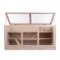 Wooden cage for rodents small hamster animals.