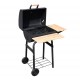 Portable barbecue type charcoal grill - color ne.