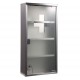 Medical kit 60x30x12cm stainless steel cabinet aid cabinet