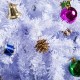 HomCom Arbol de Navidad Blanca Φ85x150cm con Adornos