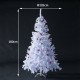 Homcom albero di Natale bianco ≈105x150cm albero artificiale con ornamenti