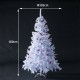 Homcom white christmas tree ≈105x150cm artificial tree with ornaments