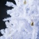 Árvore branca do Natal ≈105x150cm árvore artificial com ornamentos