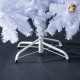 Homcom white christmas tree ≈105x150cm artificial tree with ornaments