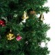 Homcom albero di Natale verde δ80x180cm albero artificiale con decorazione