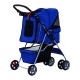 Carcito Hunde Haustier Falten blau 75x45x97cm...