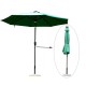 Ombrellone reclinabile parasole con LED e luce alta.