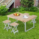 Portable and folding table for camping and picnic - mad.